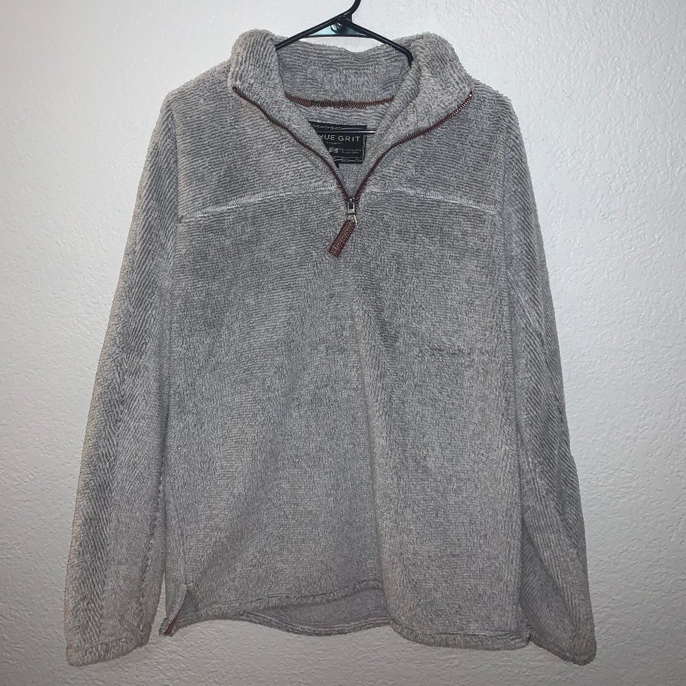 TRUE GRIT quarter zip pullover